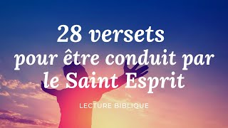 28 VERSETS POUR ETRE CONDUIT PAR LE SAINT ESPRIT l Canal dEncouragement by Prisca [upl. by Ardnasil]