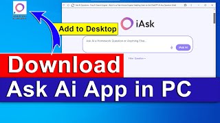 Ask ai App Download  How to Use ask Ai App  How to download and install Ask Ai App PC [upl. by Rexferd]