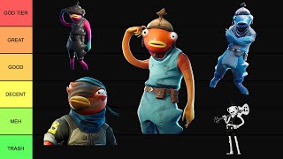 Ranking EVERY FISHSTICK SKIN in Fortnite Tierlist [upl. by Gutow]