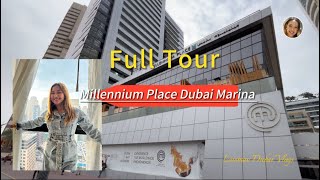 4K Millennium Place Dubai Marina Full Tour [upl. by Lonnie425]