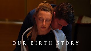 Mom ROCKS her unmedicated birth with her supportive husband  Raw amp Real Birth Vlog [upl. by Hyozo]