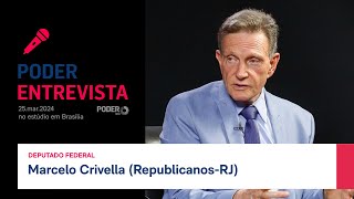 Poder Entrevista Marcelo Crivella RepublicanosRJ deputado [upl. by Attenat]