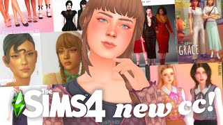 NEW CC FINDS with links 💕  Sims 4 Custom Content MAXIS MATCH [upl. by Borchert]