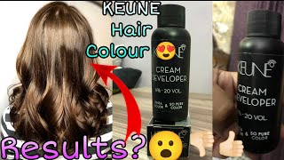 KEUNE Hair Colour  KEUNE No 535  KEUNE Light Choco Brown Hair Color  Best hair color for girls [upl. by Rebmat]