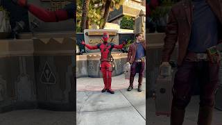 Guardians of the GalaxyAwesome Dance Off With Deadpool  Disney’s California Adventure marvel [upl. by Alison]