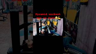 Pyramid workout of chest on bench 20 kg to 80 kg than 80 to 20 kg band baj gyi dosto exerciser [upl. by Leynwad]