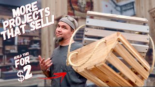 6 More Woodworking Projects That Sell  Low Cost High Profit  Make Money Woodworking Episode 13 [upl. by Nahtanha]