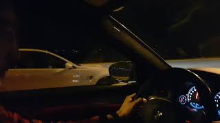 BMW M5 F10 Stage 2 vs BMW 335i VTT Big Turbos  Meth [upl. by Ihcego]