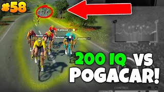 Can A 200 IQ Strategy Beat Pogacar  Pro Leader 58  Tour De France 2024 Game PS5 [upl. by Skolnik]