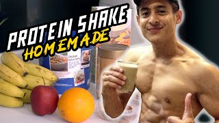 Caracara Membuat Protein Shake Homemade Energy Booster amp Muscle Growth [upl. by Sileas]