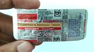 Placida Tablet  Flupentixol amp Melitracen Tablet uses  Mankinds Placida tablet uses Side effects [upl. by Awhsoj]