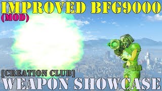 Fallout 4 Weapon Showcases Improved BFG9000 Mod [upl. by Karlow]