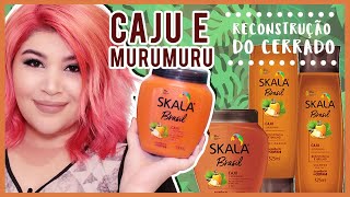 🍃 RECONSTRUÇÃO DO CERRADO CAJU  SKALA BRASIL VeganoNoLow Poo [upl. by Idisahc]