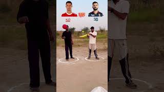 Ronaldo vs Virat Kohli balance the ballunique4team ronaldo viratkohlicricket ball shorts [upl. by Win]