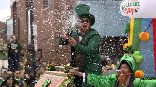 South Boston St Patricks Day Parade sees biggest crowd postpandemic [upl. by Ilonka]