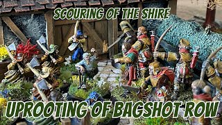 MESBG Narrative Battle Report  Scouring of the Shire  The uprooting of Bagshot Row [upl. by Ronda]