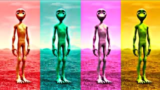 El Chombo Dancing Green Alien  Dame Tu Cosita feat Cutty Ranks Full video salena amp Rema 😁🤣😄 [upl. by Ilsel838]