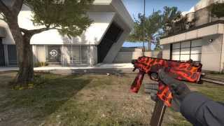 MP9 Ruby Poison Dart  Factory New  Falchion Collection CSGO Skin Showcase [upl. by Ransome]