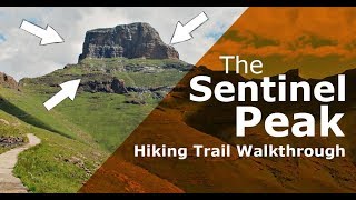 The Sentinel Peak Hike Walk through  best day hike in the Drakensberg [upl. by Narih]