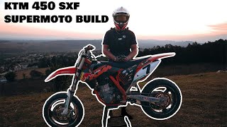 KTM 450 SXF Supermoto Build [upl. by Amie931]