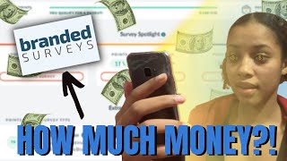 I Tried To ACTUALLY Do Surveys For Money BRANDED SURVEYS Test amp Review [upl. by Kcirdahs]