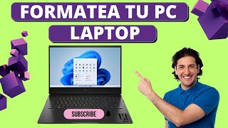 como formatear y restablecer mi pc windows 1110 2023 [upl. by Ahset45]