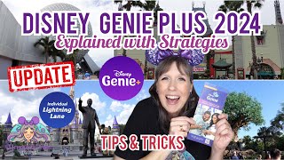 Disney World Genie Plus 2024  Explained with Strategies [upl. by Nodnas]