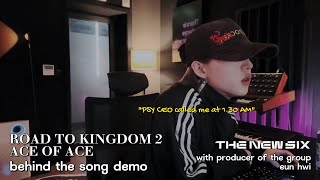 engkor the new six road to kingdom 2 behind the song  demo  episode 1 with EUNHWI [upl. by Cherilyn]