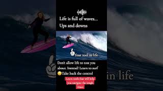 Life is full of wavesUps and downsDont allow life to [upl. by Harlan]