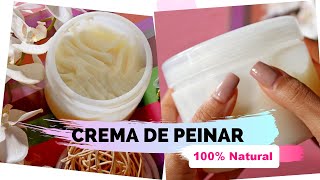 Cómo Hacer una Crema de Peinar CASERA para Rizos Definidos😍 [upl. by Euqinamod643]