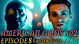 American Gods Season 2 Episode 8 Finale Breakdown  Easter Eggs quotMoon Shadowquot [upl. by Hsu]