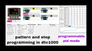 Dtc1000 program in PROGRAMMABLE PID mode Step and pattern in DTC card [upl. by Akeim]