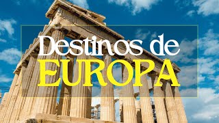 DESTINOS DE EUROPA  Las Ciudades Más Baratas para Viajar [upl. by Starlin572]