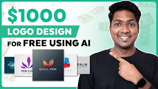 How to Get a 1000 Logo Design for FREE Using AI [upl. by Ulland]