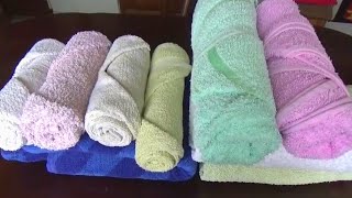 Как просто и красиво сложить полотенца ● Dekoracija peškira ● Towel decoration decoration towels [upl. by Thorvald]