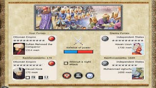 Medieval II Battle of Otlukbeli 1473  OTTOMANAQ KOYUNLU WAR  Tsardoms Total War Mod [upl. by Ayidan920]