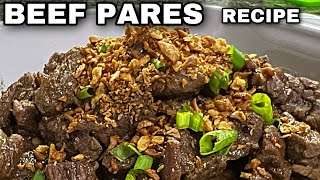 BEEF PARES  BEEF PARES RECIPE FOR BEGINNERS [upl. by Philbin668]