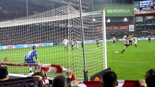 Penalti de Andoni Iraola en San Mames Athletic 20 Sevilla [upl. by Neitsabes725]