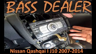 Nissan Qashqai I J10 20072014 How To Remove Original Navigation  Radio Removal [upl. by Iru]