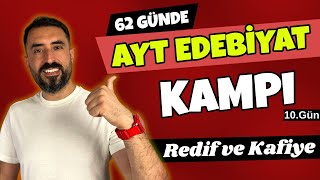 ŞİİR BİLGİSİ 2 Redif ve Kafiye Nasıl Bulunur  62 Günde AYT EDEBİYAT Kampı 2024 PDF 📌10Gün [upl. by Yehtomit]