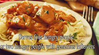 Chicken Paprikash Recipe Easy To Prepare [upl. by Audette]