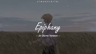 BTS 방탄소년단 PROOFCD only  Epiphany Jin Demo Version [upl. by Ahtael]