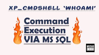 Command execution via MS SQL  xpcmdshell Method [upl. by Innor512]