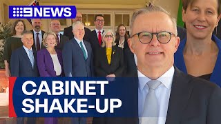 PM Albanese’s new ministry sworn in after Cabinet reshuffle  9 News Australia [upl. by Ewer]