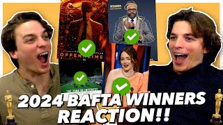 2024 BAFTA Winners REACTION [upl. by Chung]