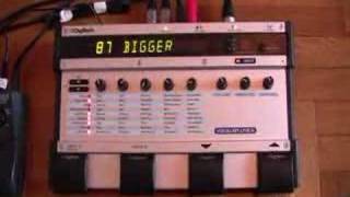 Digitech Vocalist Live 4 Demonstration of Settings  Part 1 [upl. by Amehsyt842]