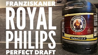 Franziskaner Weissbier Royal Review On The Philips Perfect Draft [upl. by Rusert]