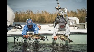 Florida Sportsman Watermen  Lake Garcia Bassin with Scott Crippen [upl. by Aihceyt]