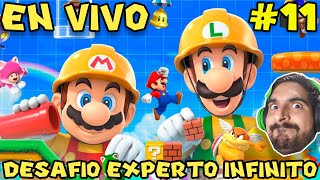 🔴 A SUFRIR EN EL EXPERTO INFINITO EN VIVO   Super Mario Maker 2 EN VIVO con Pepe el Mago 11 [upl. by Idur]