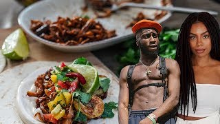 VEGAN BBQ JERK TACOS 🔥with KOJEY RADICAL [upl. by Gerald]